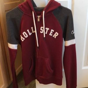Hooded zip up